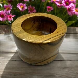 Handcrafted Maple Wooden Bowl By Zoth In Murphy NC Numbered #807 Unique